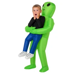 Oppblåsbar Bærende Alien Barn Kostyme