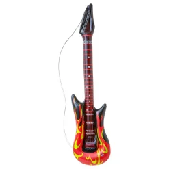 Oppblåsbar Elgitar med Flames
