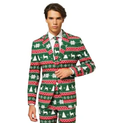 OppoSuits Festive Green Dress