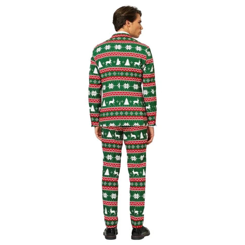 OppoSuits Festive Green Dress