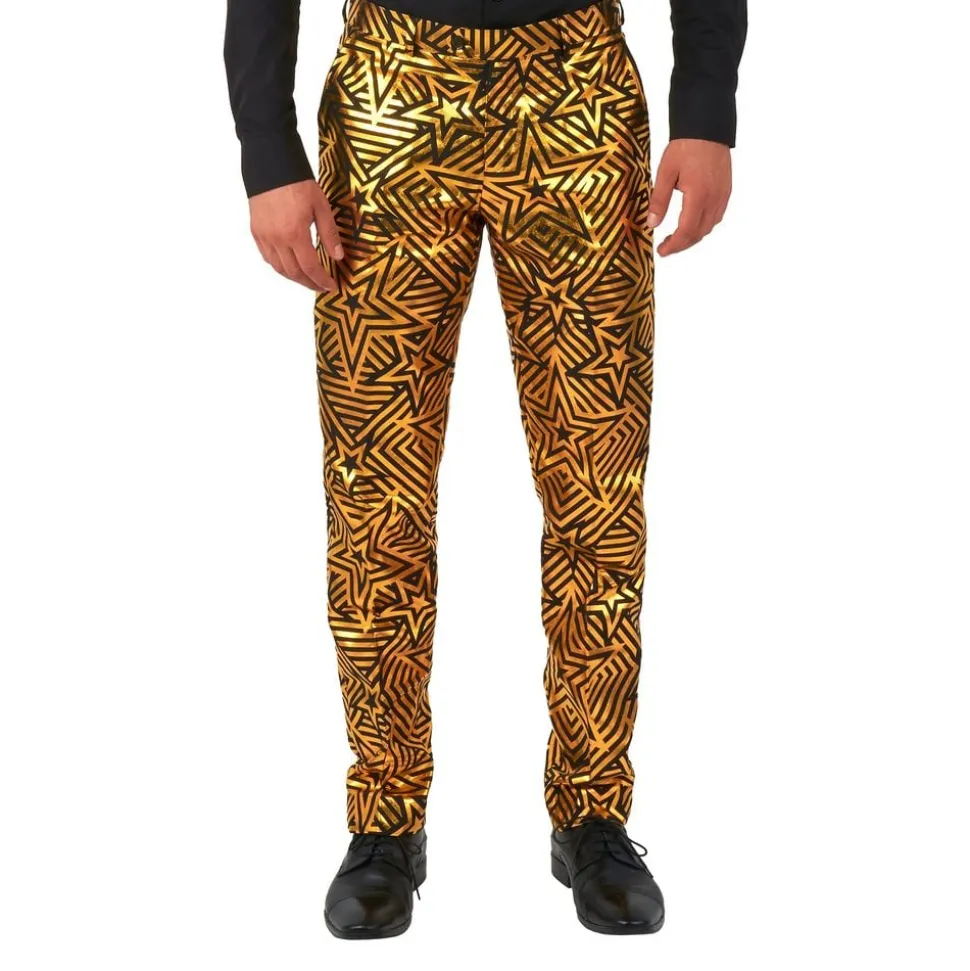 OppoSuits Golden Geo Star Dress