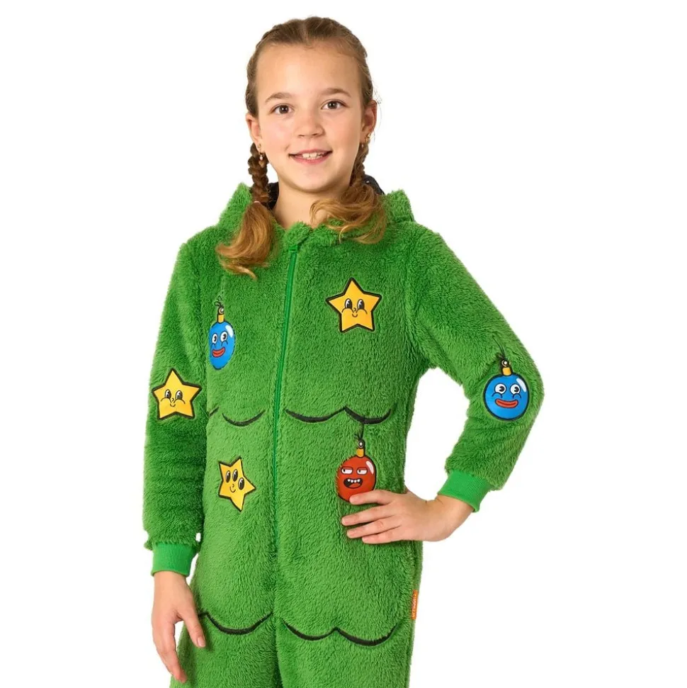 OppoSuits Juletre Barn Onesie