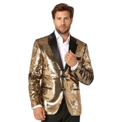 OppoSuits Paljett-dressjakke Brilliant Gull