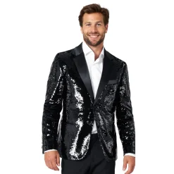OppoSuits Paljett-dressjakke Briliant Svart