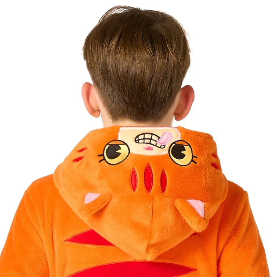 OppoSuits Rød Katt Barne Onesie