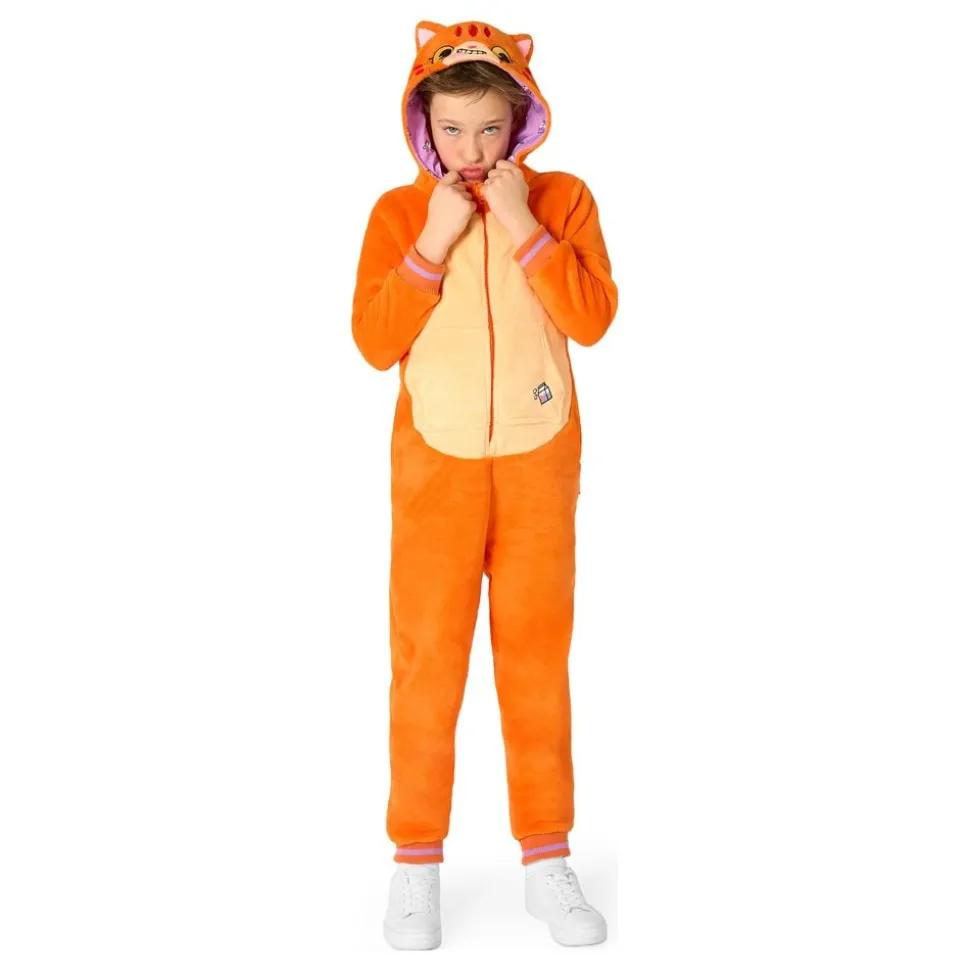 OppoSuits Rød Katt Barne Onesie