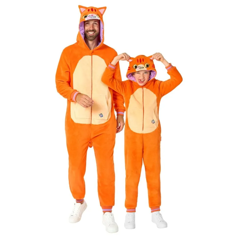 OppoSuits Rød Katt Barne Onesie