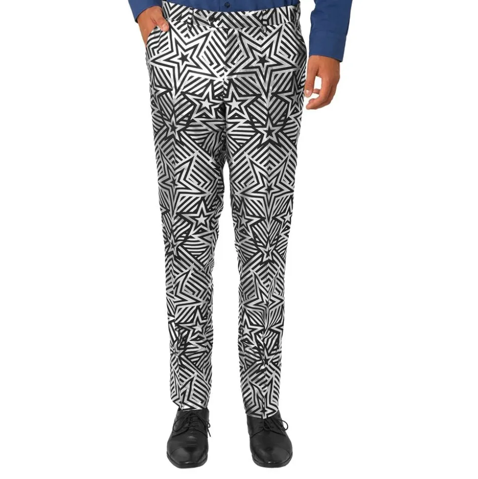 OppoSuits Silver Geo Star Dress