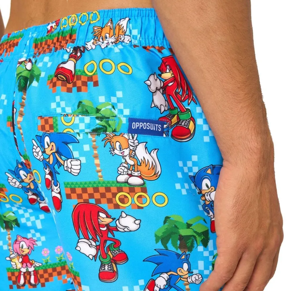OppoSuits Sonic™ Green Hill Shorts Kostyme