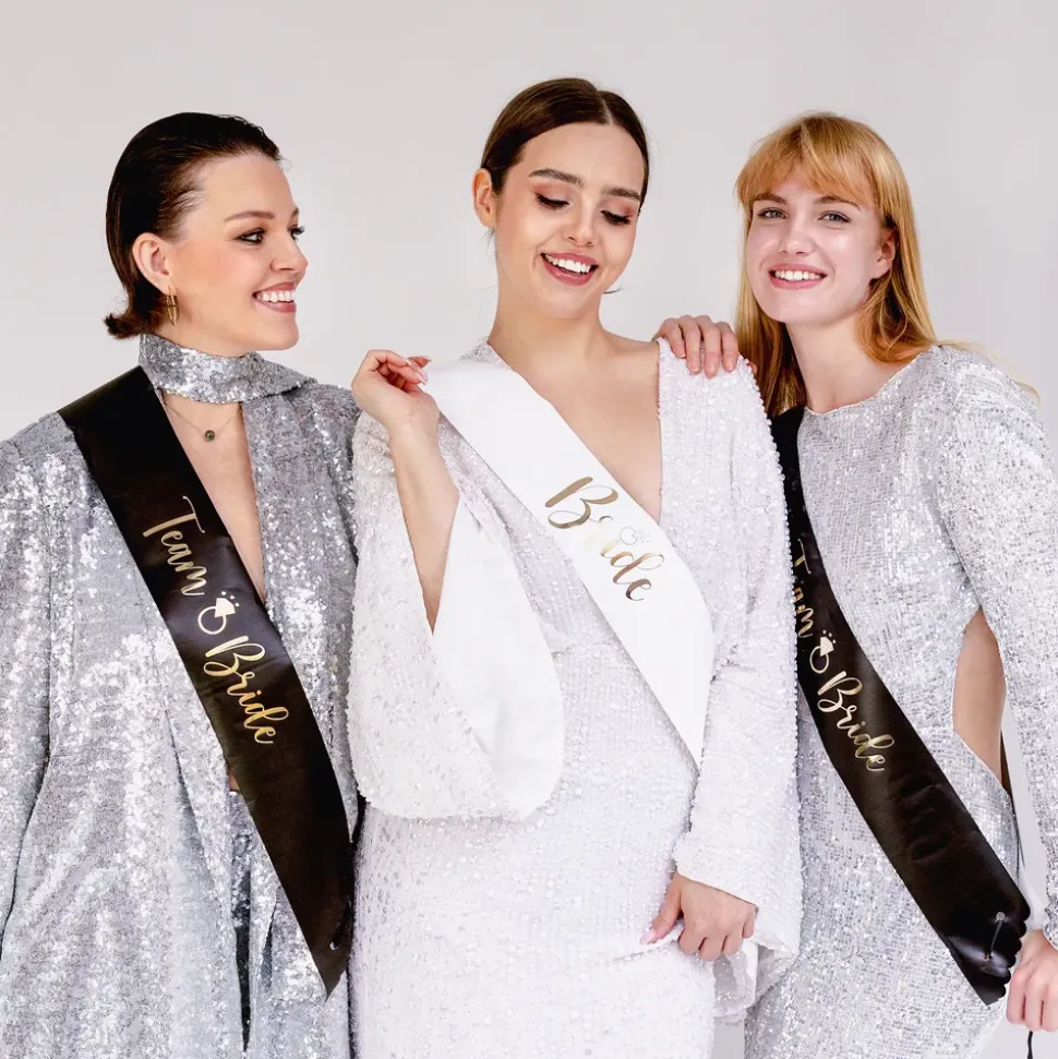Ordensbånd Bride & Bride Squad Svart/Hvit