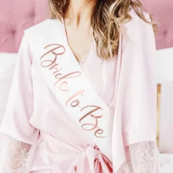 Ordensbånd Bride To Be Hvit/Rosé