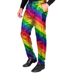 Paljettbukser Multi Pride Herre