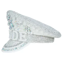 Paljettkaps Bride med Perler
