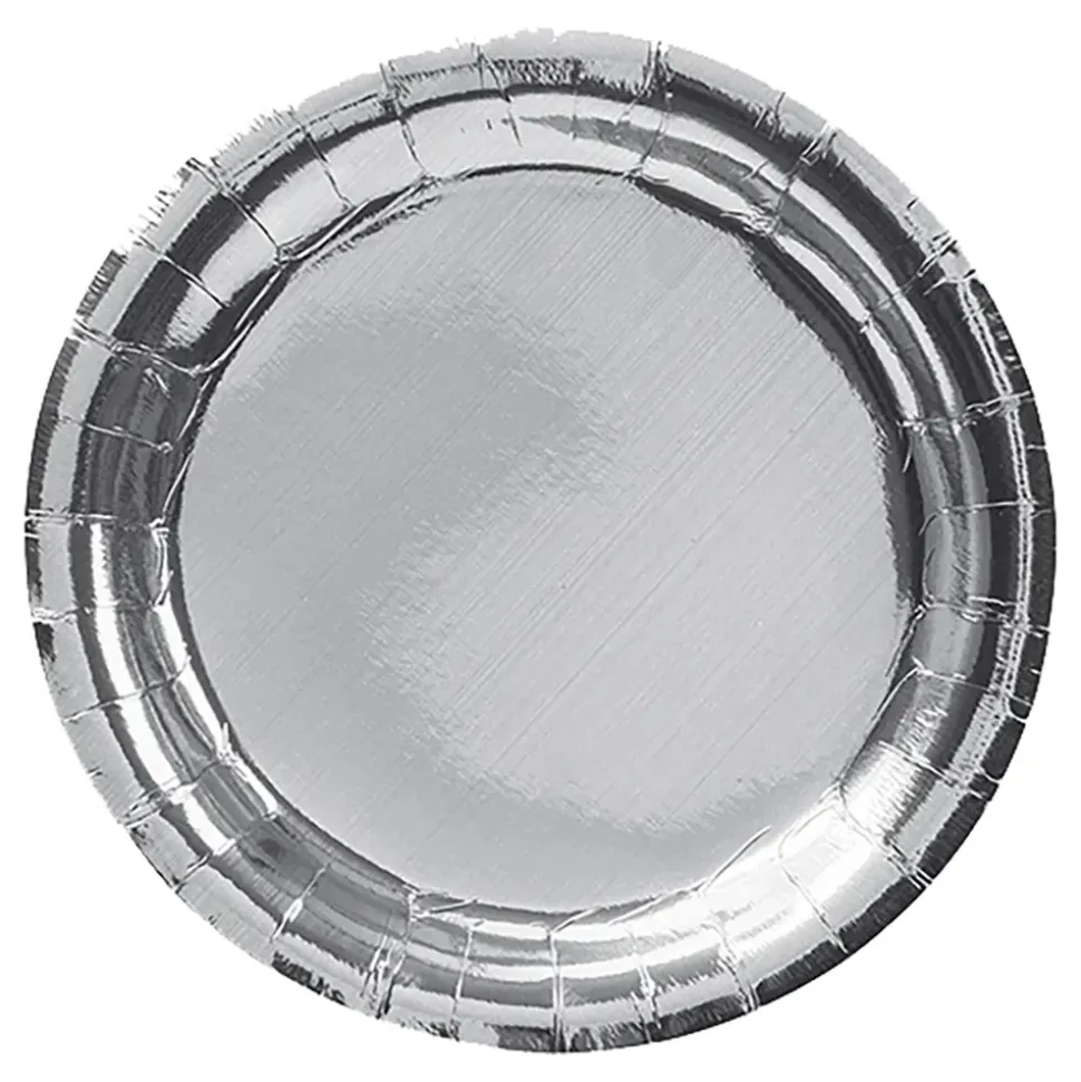 Papirasjetter Sølv Metallic