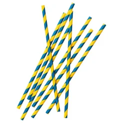 Papirsugerør Svenske Flagg