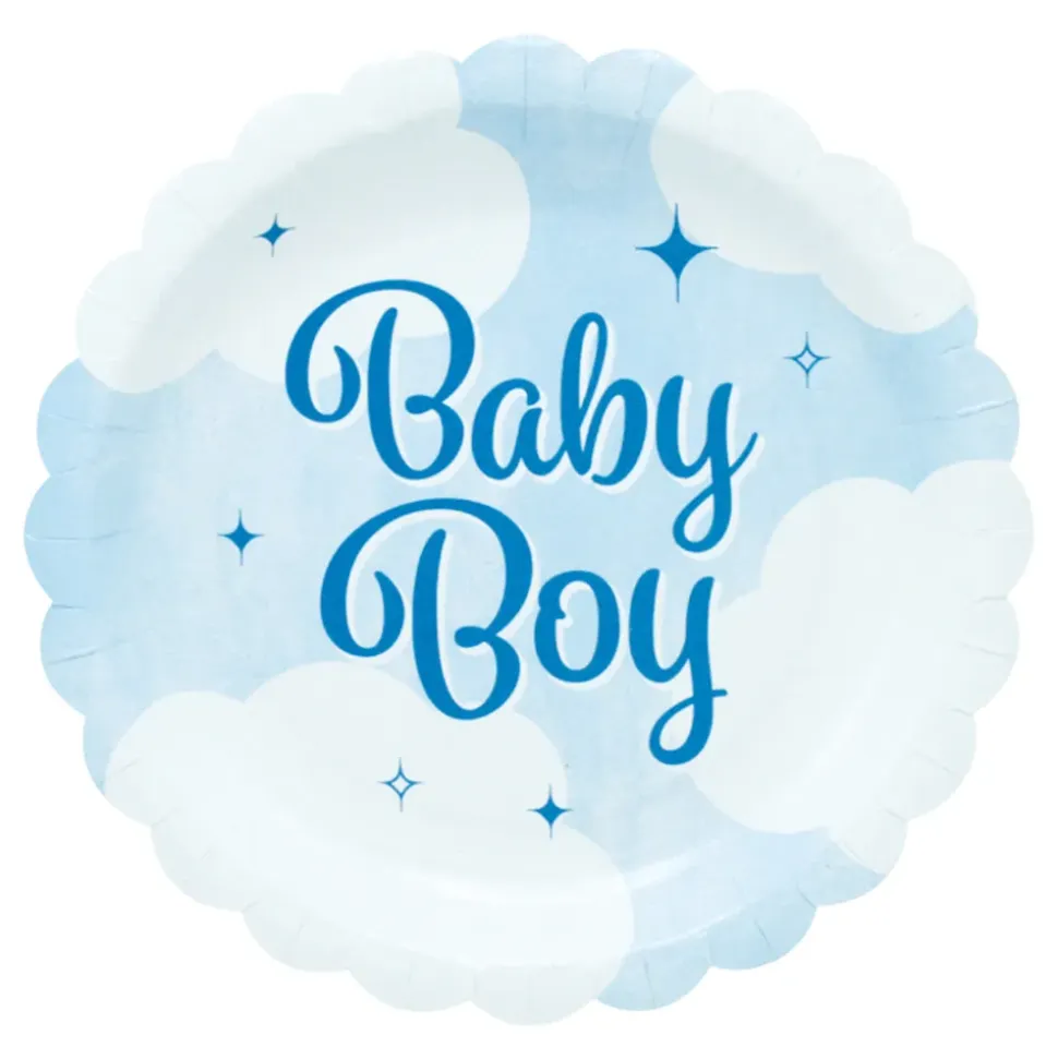 Papirtallerkener Baby Boy