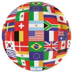 Papirtallerkner Internasjonale Flagg