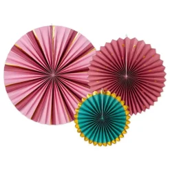 Papirvifter Rosa/Grønn