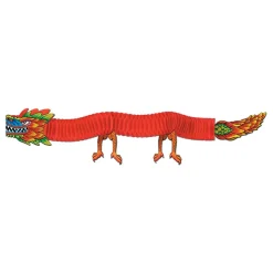 Pappdekorasjon Drage Orientalsk