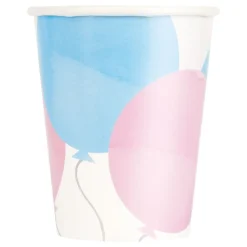 Pappkopper Ballonger Rosa/Blå