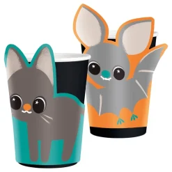 Pappkopper Katter & Flaggermus