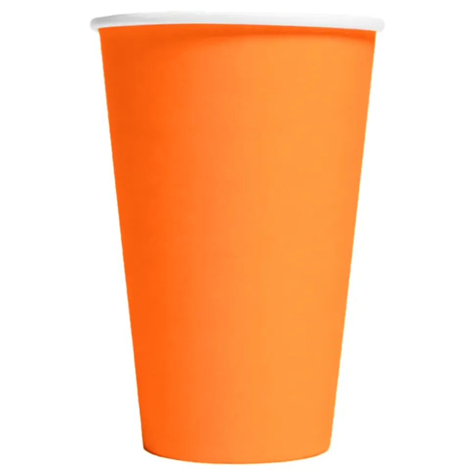Pappkopper Oransje Store