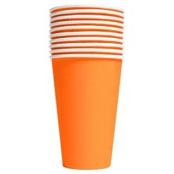 Pappkopper Oransje Store
