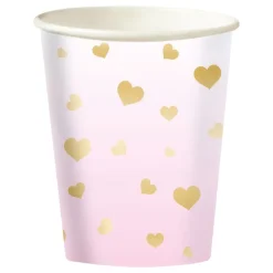 Pappkopper Rosa/Gull Ombre