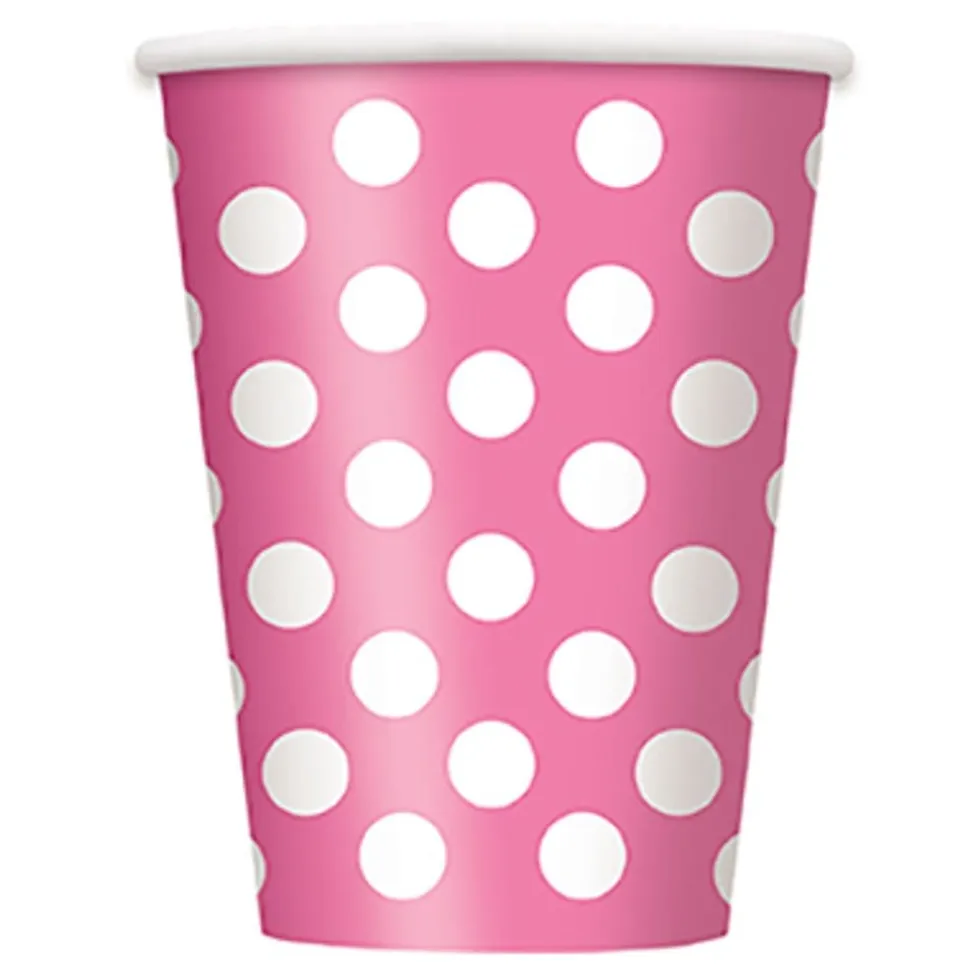 Pappkopper Rosa Prikkete