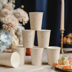 Pappkopper Stjerner Beige