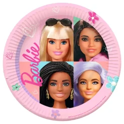 Papptallerken Barbie