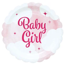 Papptallerkener Baby Girl