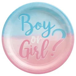 Papptallerkener Boy or Girl Reveal