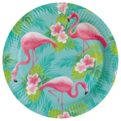 Papptallerkener Flamingo Paradise