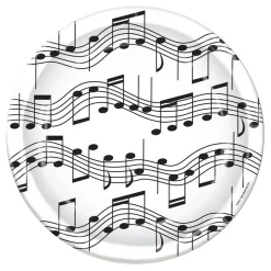 Papptallerkener Musikknoter