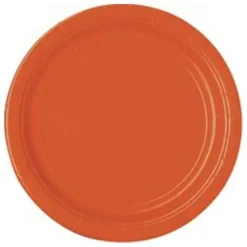 Papptallerkener Oransje