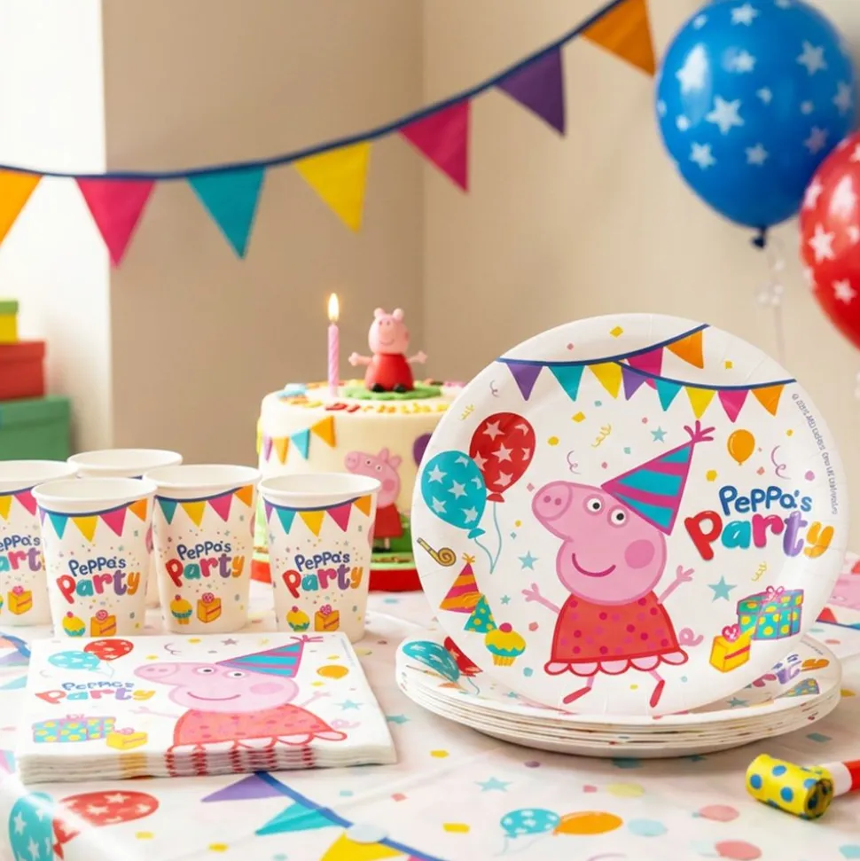 Papptallerkener Peppa Gris™ Peppa’s Party