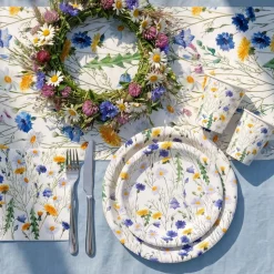 Papptallerkener Svensk Midtsommer