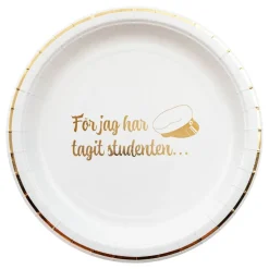 Papptallerken For Jeg Har Bestått Eksamen
