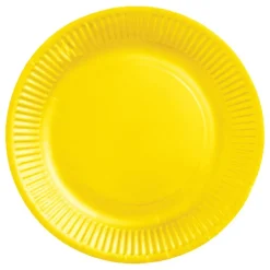 Papptallerken Gule