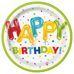 Papptallerken Happy Birthday