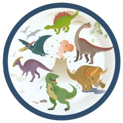 Papptallerken Happy Dinosaur