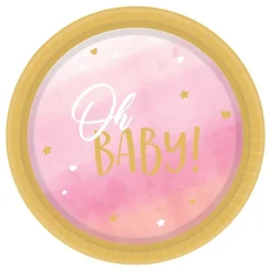 Papptallerken Oh Baby Girl