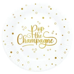 Papptallerken Pop the Champagne