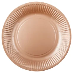 Papptallerken Roségull