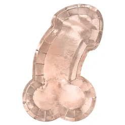 Papptallerken Same Penis Forever Roségull