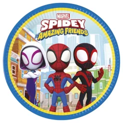Papptallerken Spidey og De Fantastiske Vennene Hans