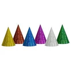 Partyhatter Holografiske Flerfargede