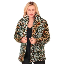 Pelsjakke Leopard