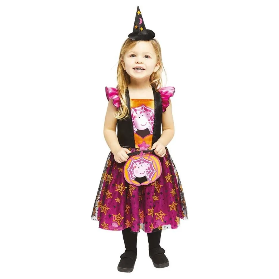Peppa Gris Halloween Kjole Barn Kostyme